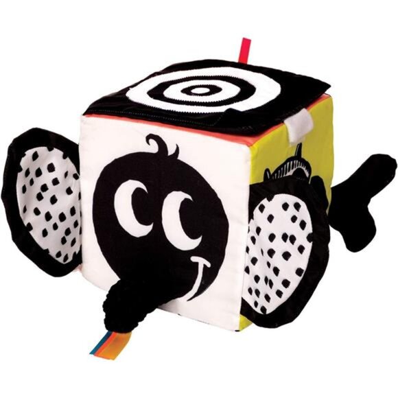 Toy Wimmer-Ferguson Learning Cube Multisensory Soft Baby Activity Toy - Picture 1 of 8